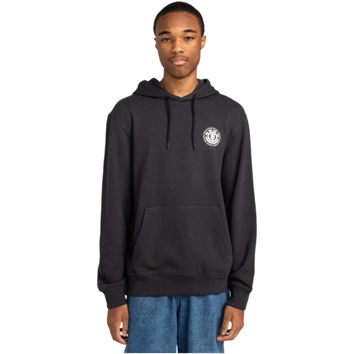 2026 Element Herre Forsegling Bp Hoodie ELYSF00268 - Off Black